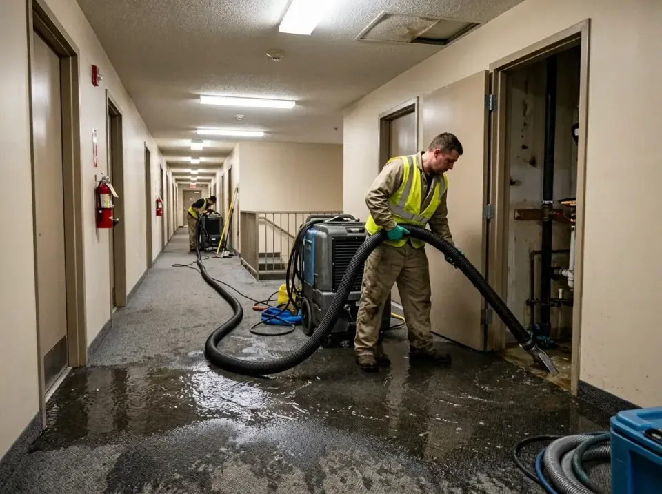 multi-unit-apartment-hallway-f-005 — frequently asked questions, Emergency Burst Pipe Water Extraction & Removal in Millbroo…